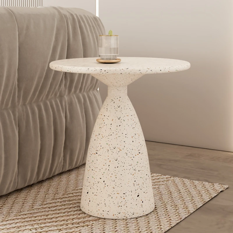 

Кремовый стильный диван, боковой столик для гостиной, домашние маленькие кофейные столы, роскошные сетки, угловой стол для балкона, скандинавский маленький стол