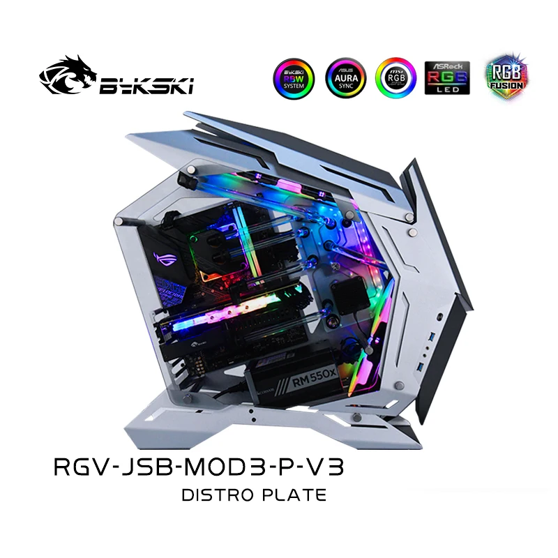 

Bykski RGV-JSB-MOD3-P-V3, Distro Plate For JONSBO MOD3 Case,MOD Waterway Board Reservoir Water Cooling Kit For Computer CPU GPU