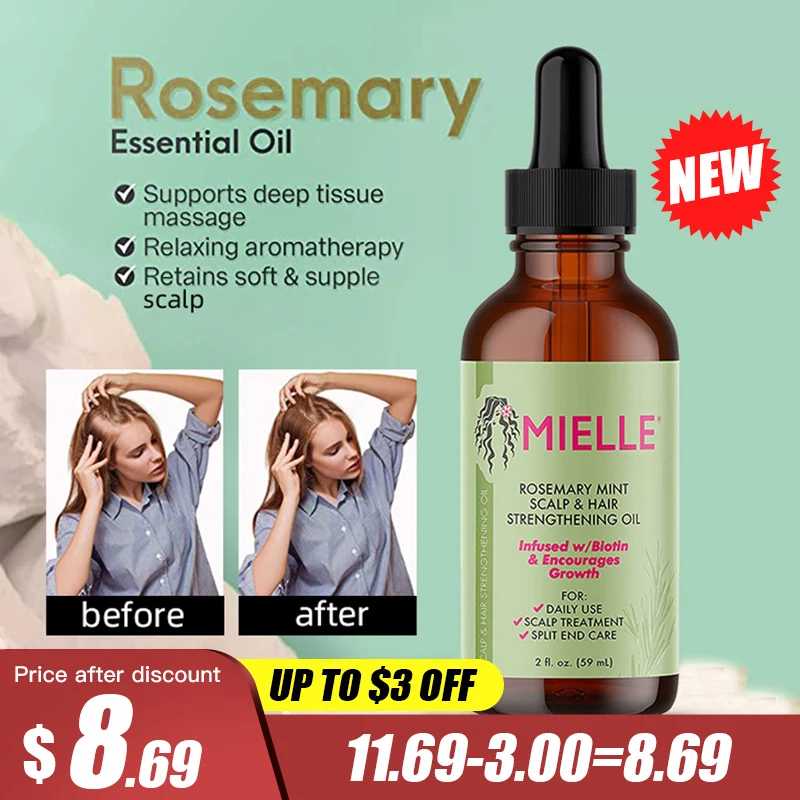 Handmade Rosemary Essential Oil 100 Pure Natural Hair Nourishing
