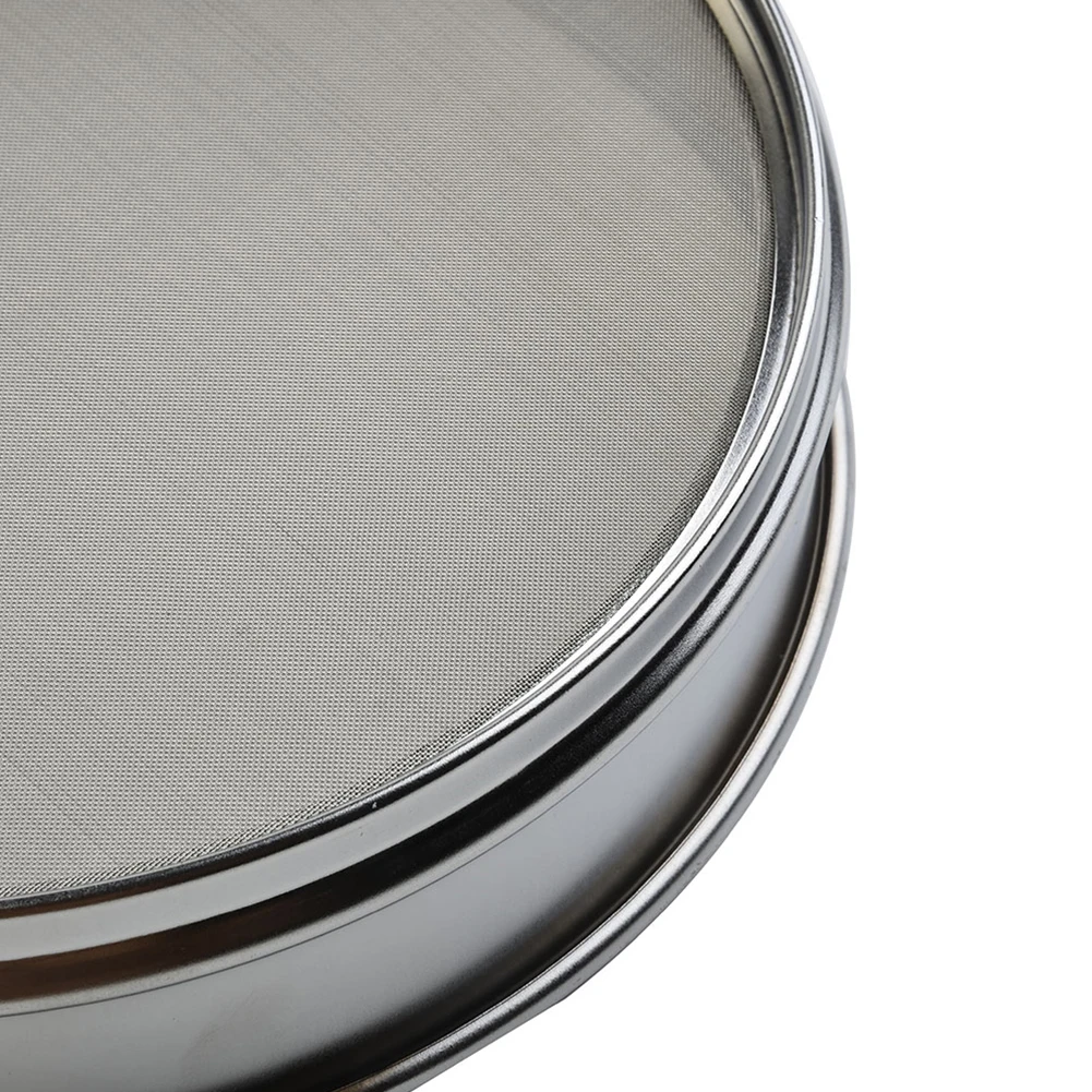 20cm Chrome Mesh Sieve for Sample Inspection 4 Mesh and 600 Mesh Stainless Steel Test Sieve for Laboratory and Industrial Use