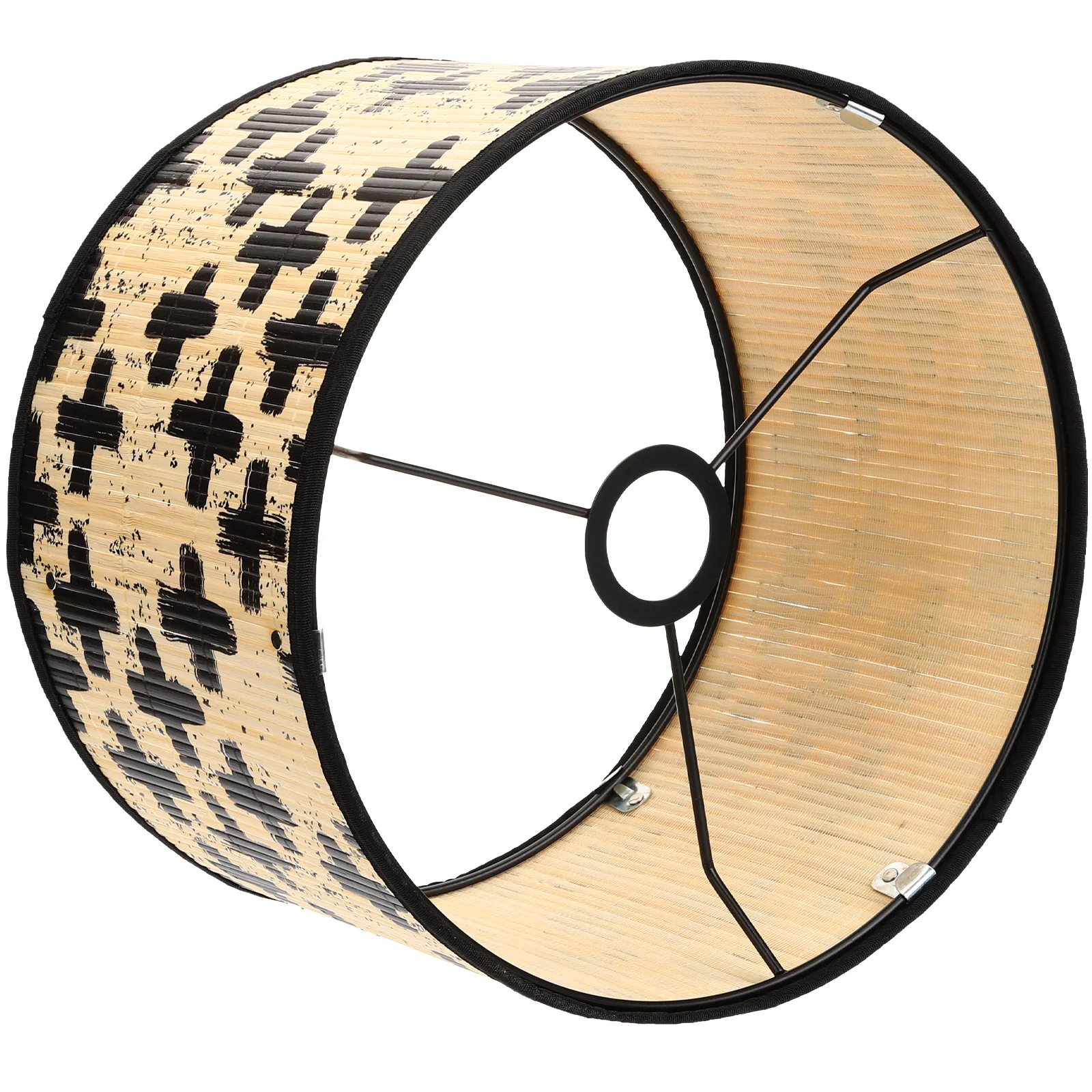 

Bamboo Lamp Shade Printed Lamp Shade Decorative Hanging Lamp Shade