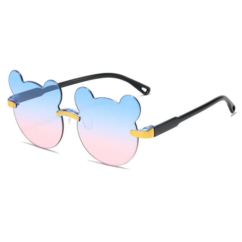 Children's Glasses Sunglasses fashion sunglasses kids sunglasses children sunglasses UV Resistant Fashionable and Cute for Boys and Girls Baby Bear Ears Sunglasses Photo Taking Design