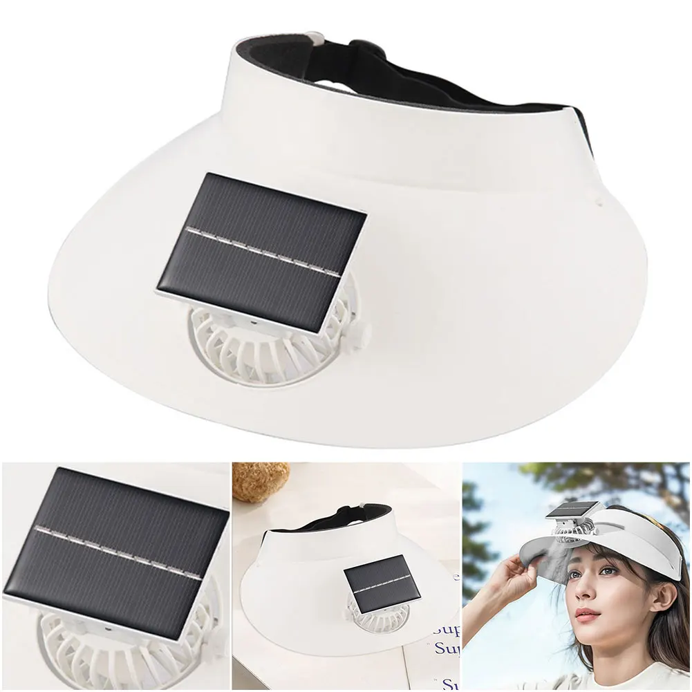 Summer Sun Hats with Fan Three Temp Settings Breathable Cooling Fan Hat for Women for Sun Protection and Outdoor