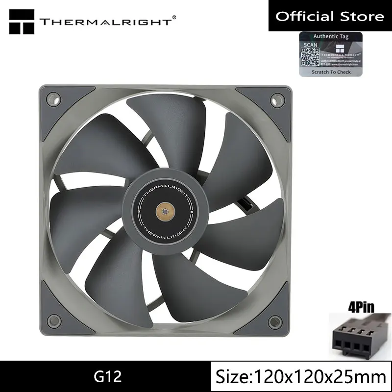 Dissipatore Liquido 360mm Ventola PC Silent Thermalright TL-G12B - 120 Mm, 1500 RPM, PWM 4-pin, Per Raffreddamento Case O CPU Dissipatore Liquido 240mm - Foto 10