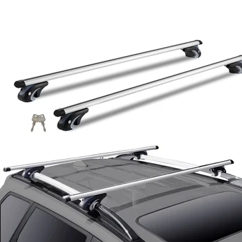 SucceBuy Adjustable Aluminum Roof Rack Crossbars 200LBS 1
