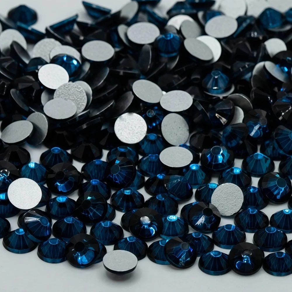Crystal Rhinestones Collection - Non Hot Fix Flat Back Decorative Gems for Nails & Fabric Embellishments