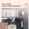 Coffee Maker Household Small Semi-automatic High-pressure Steam Milk Bubble Integrated Coffee Pot, Black 4