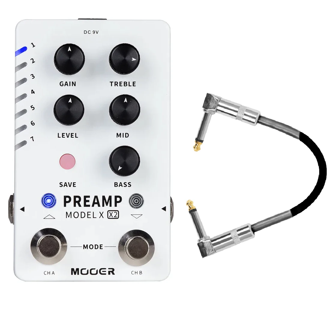 ギター mooer preamp model x x2 MOOER PREAMP MODEL X X2 Guitar Pedal Effects Dual-channel