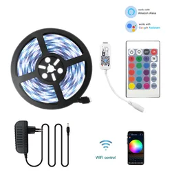 Smart WiFi RGB LED Neon Strip Lights with Music Sync (RGB 5050)