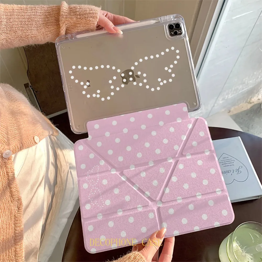 Multicolored Polka Dots Wings Wave 3+Y-Fold Design
