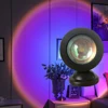 Mini USB Sunset Lamp Led Projector Night Light 16 Colors Switch Rainbow Atmosphere Home Bedroom Background Wall Decoration Gift 3