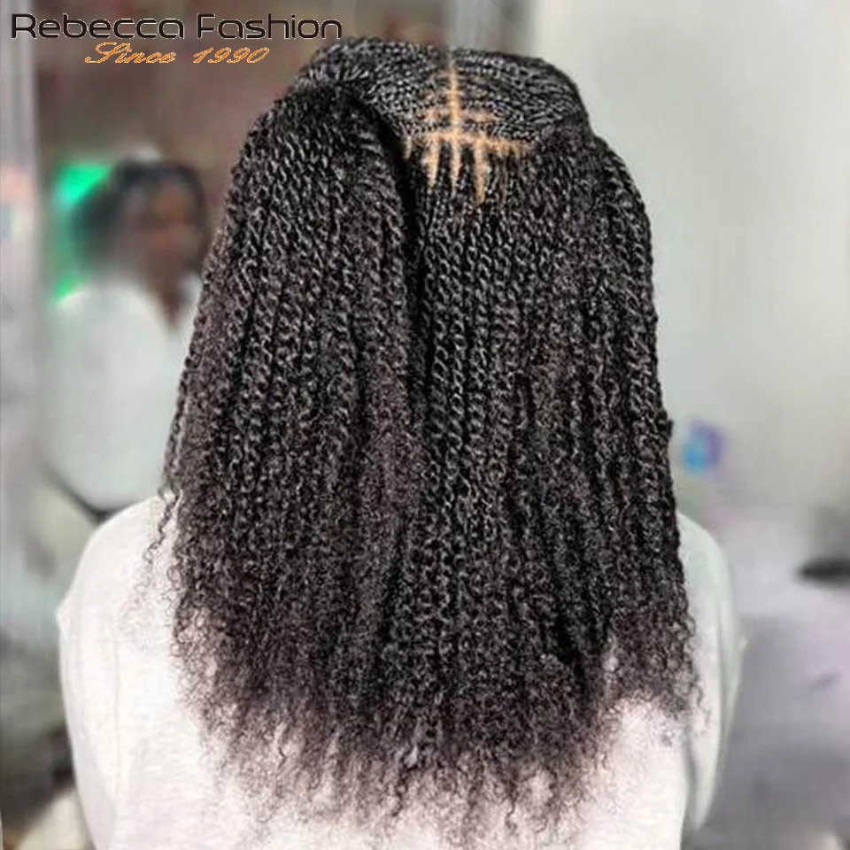 QVR Afro Kinky Bulk Human Hair Kinky Curly Bulk For Braiding DreadLock 50g/Pack Hair Extentions Natural Color No Attachment 1
