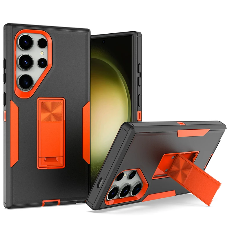 Enhanced Shockproof Heavy Duty Kickstand Phone Case Cover