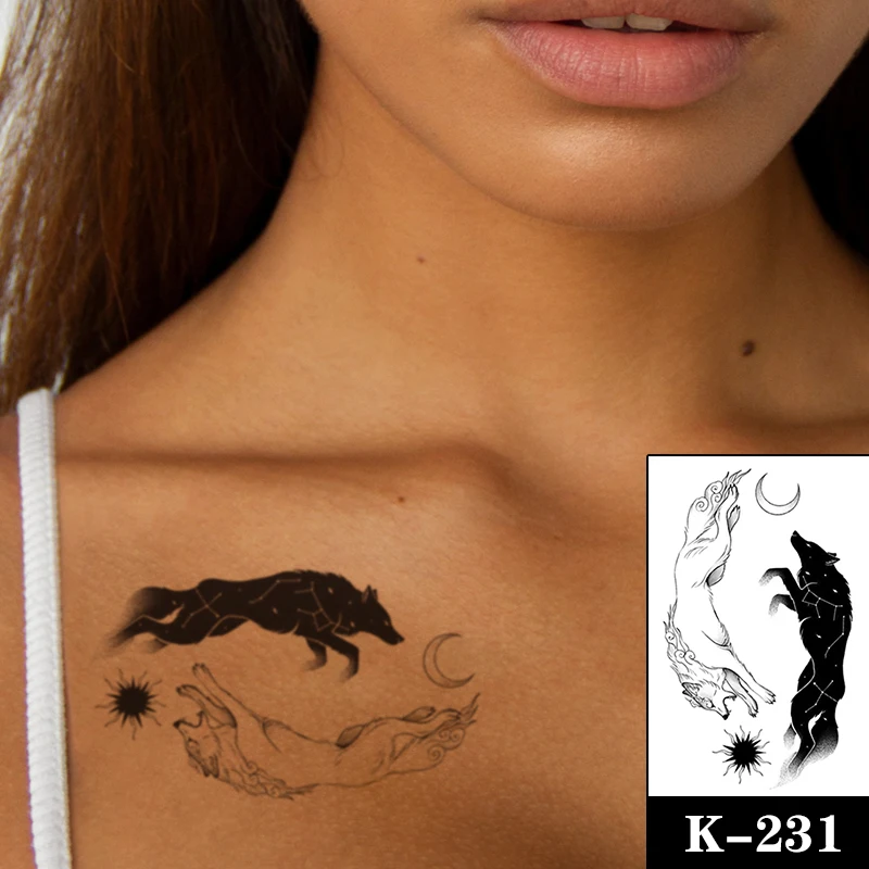 KNIVE  Flash wolf eating sun  done  artist tattoo  Facebook