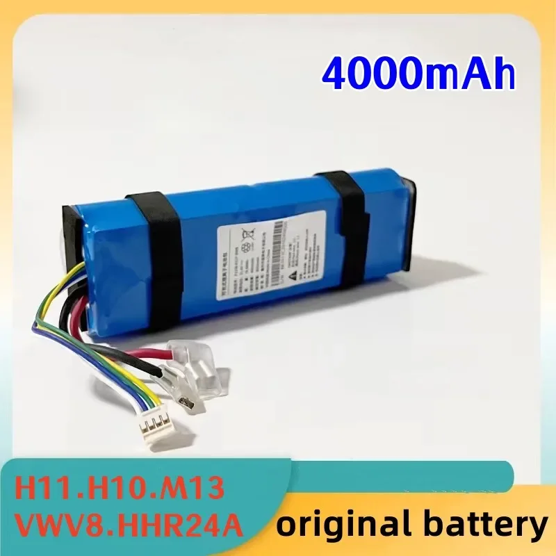 Original 4000mAh For Dreame H10 H11 H11max H12max M13 VWV8 HHR24A Floor scrubber Rechargeable batteries