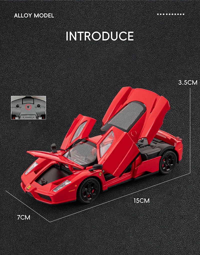 1:32 Ferrari ENZO Alloy Sports Car Model Diecast Racing Vehicle