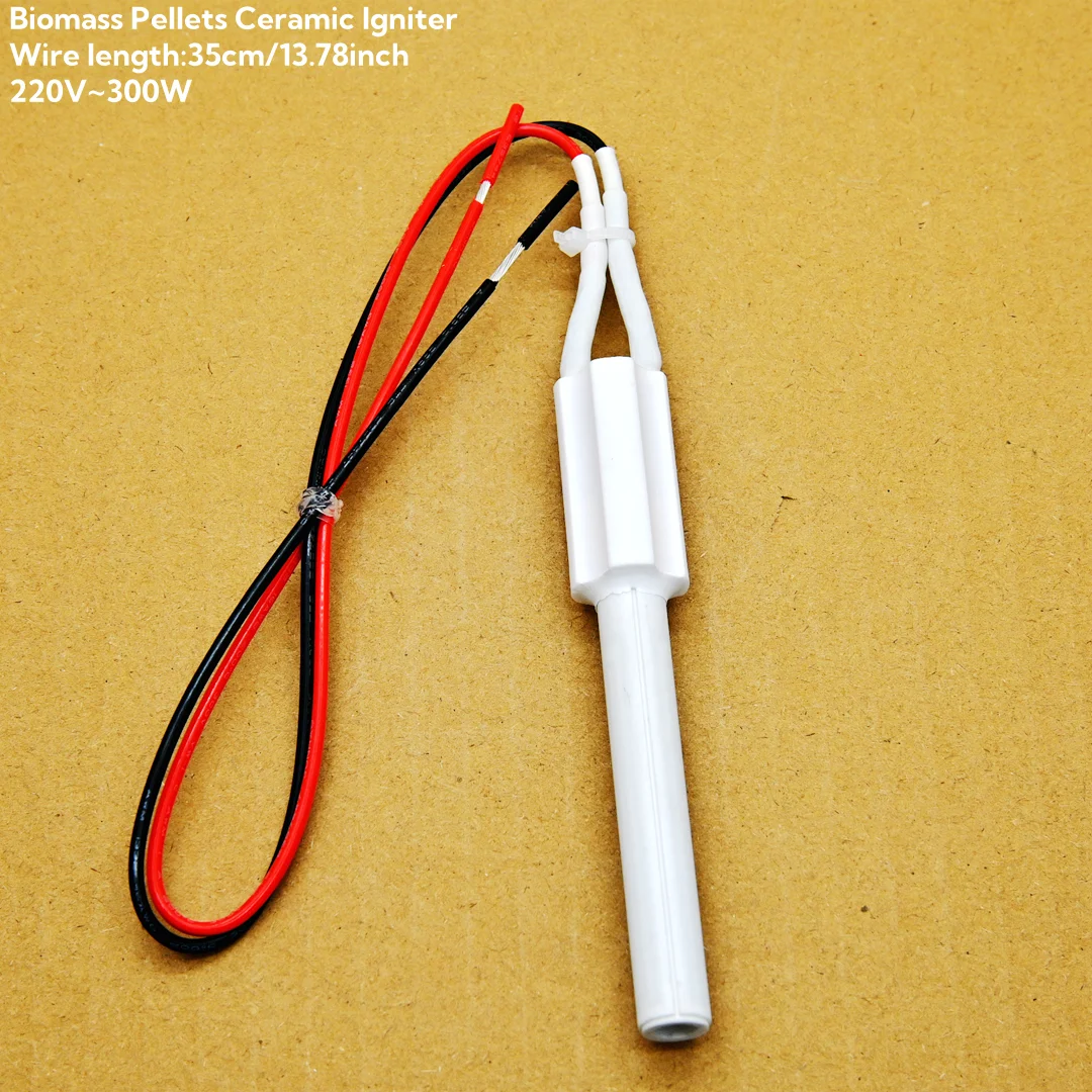 Pellet stove Igniter 220V300W Fireplace heating furnace electric heating pipe ceramic igniter kitchen accessories ignition wood pellet stove part