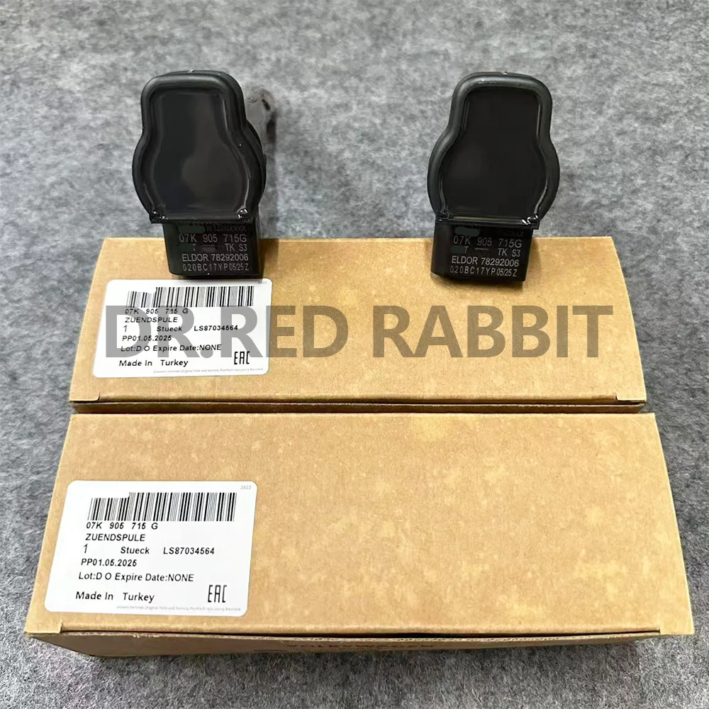 Ignition Coil 07K905715F 0221604115 UF575 07K905715 06F905115E 06H905115B for 2005-18 Audi A3 A4 A6 TT Q3 Q5 VW Golf Passat