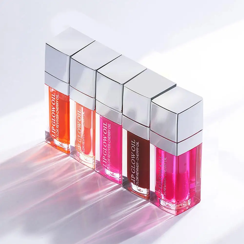 Lip Oli Plumping Clear Crystal Jelly Hydraterende Voller Olie Getinte Lippen Makeup Sexy Glow Lipgloss Mollige Lip M7G5 lip gloss lip makeup lip oil