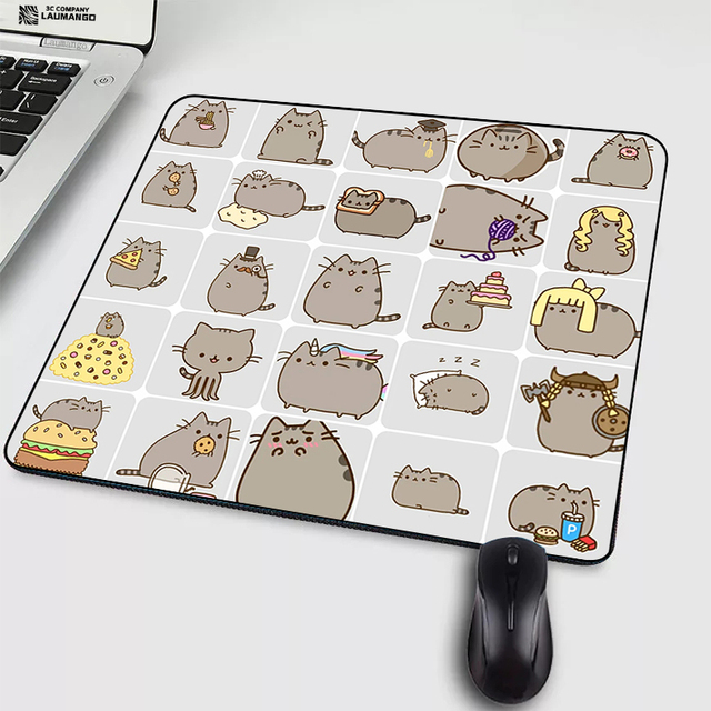 Cat Cartoon Mouse Pad Anime Mausepad PC Gamer Cabinet Tapis De Souris Varmilo Keyboard Gaming Accessories Laptop Mousepad