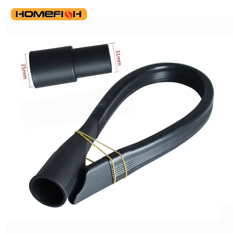 HOMEFISH Outil d'aspirateur plat long, adaptateur de tuyau, tête de buse d'aspiration, accessoire de nettoyage ménager, 35 mm à 32 mm