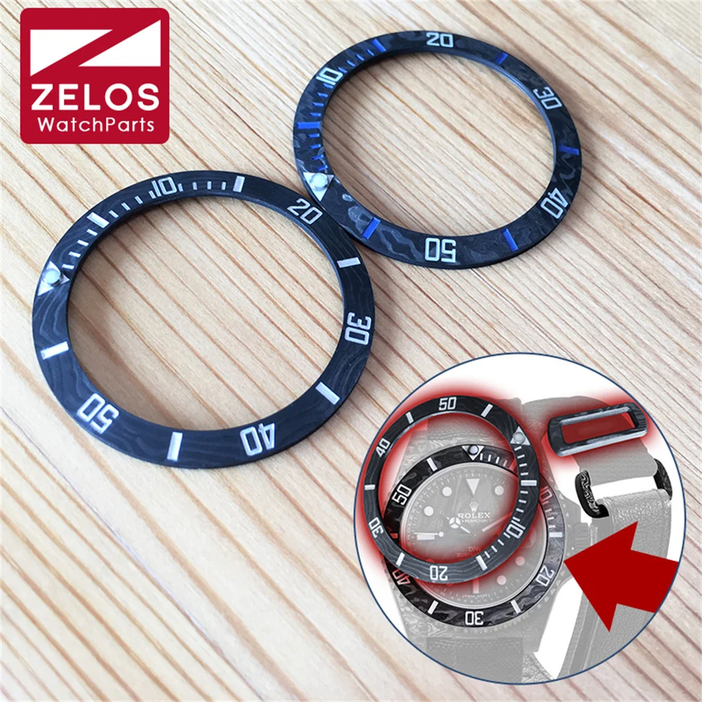 Orologio In Carbonio Lunetta Inserto Fibbia Fibbia Fibbia Anello A Scatto Per Diw Rolex Submariner Orologi Personalizzati 116610