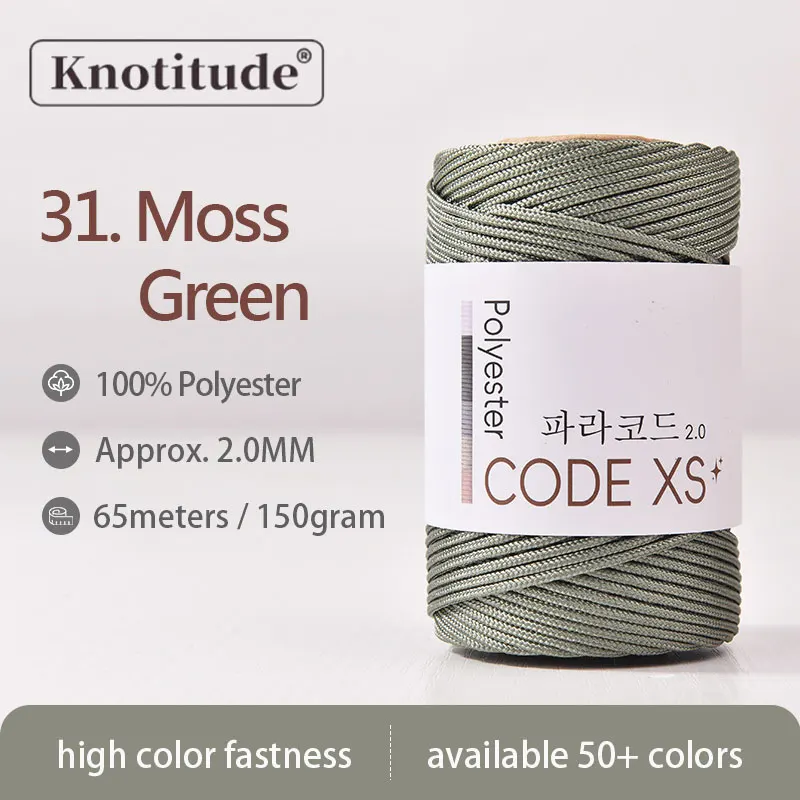 Durable 2mm Paracord - 65m Outdoor Adventure Cord