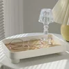 Wooden Desktop Storage Tray Perfume Aromatherapy Dressing Table Cosmetics Storage Box Multi-Function Porch Clutter Key Storage 3