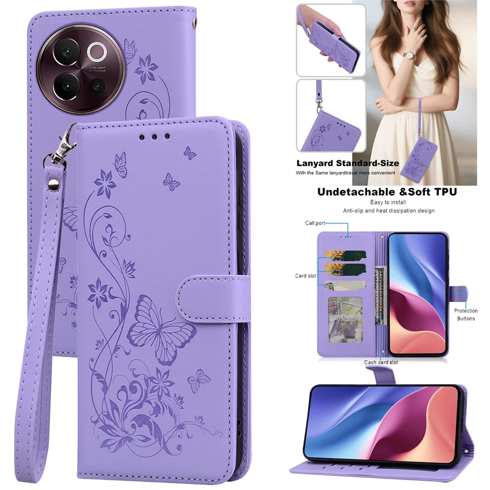 Leather Flip Phone Case - Elegant Protection