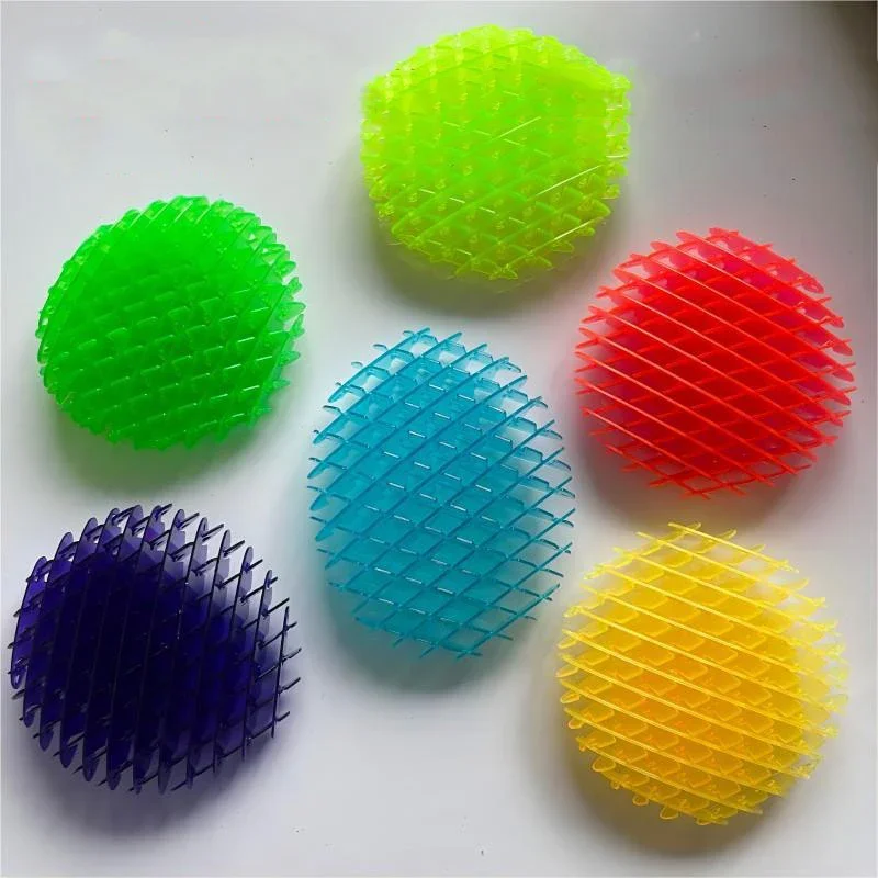 Design Worm Big Fidget Toy 3D Printing Decompression Elastic Net Net Anti-Stress ADHD Stress Relief Elastic Toy for Kid Adult 2