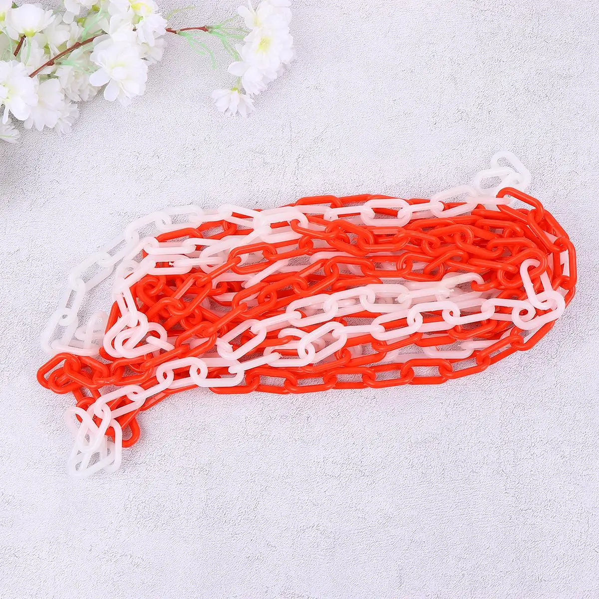 Chain Link Fence Parts Chains Belt Strap Accessories Decorative for Hanging Red