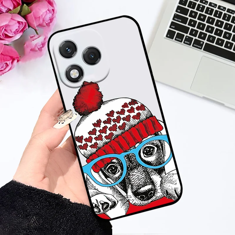 Cartoon Print Silicone TPU Soft Phone Case - Durable Back Cover Protector Shell