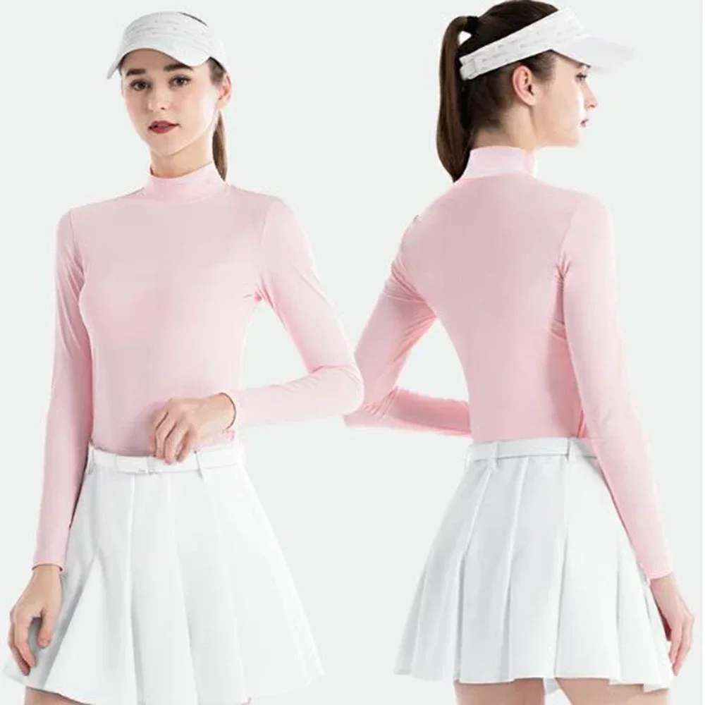 PGM Golf Women'S Short Skirt,Summer Golf Clothing,Women'S Sports Pleated Skirt,Inside Have Prevent Light Leakage Safety Pants