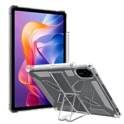 Enhanced Protective Case with Pencil Holder and Air-bag Cushioning for RedmiPad2 11in 2025 (Clear)