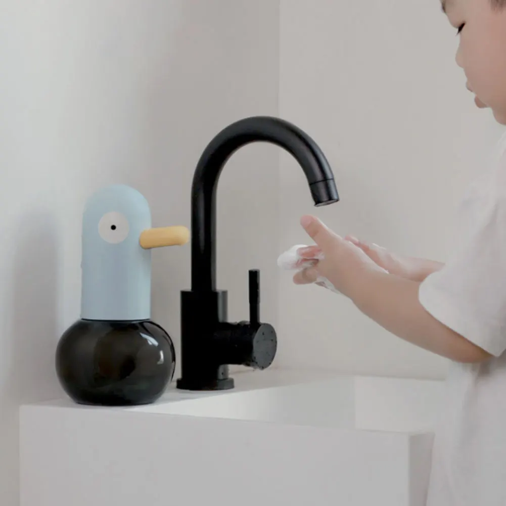 Cute Duck Automatic Foaming Soap Dispenser Touchless Dish Soap Dispenser Hands Free Auto Soap Dispenser for Kitchen Bathroom