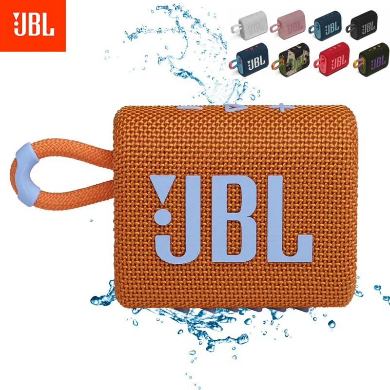 Original For JBL GO 3 GO3 Wireless Bluetooth Speaker Subwoofer Outdoor IP67 Waterproof Mini Bass Sound 8 colour |