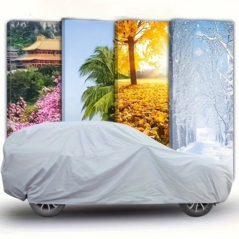 All-Season Universal Silver Car Protection Cover