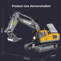 RC Excavator 1:20 Remote Control Truck 2.4G RC Crawler Engineering Vehicle Excavator Truck Radio Control Children's Day Gifts 2