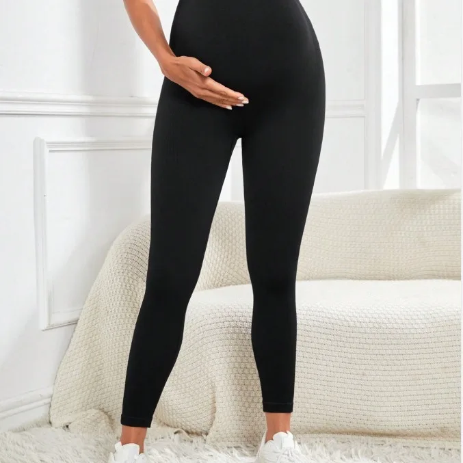 Maternity Leggings 3pcs High Waist Maternity Leggings Skinny For Pregnant Women Belly Support Postpartum Leggins Body Shaper Fitness Trousers