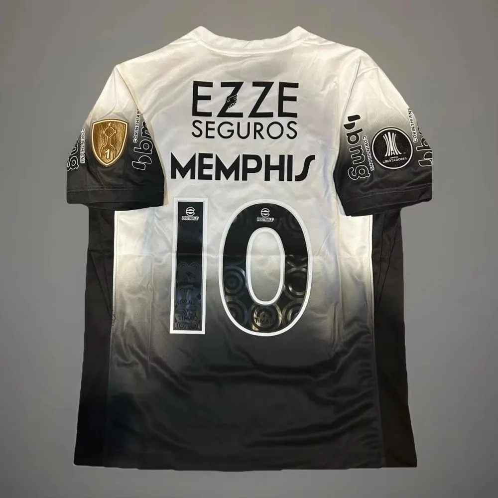 Summer Mens 2025 Corinthians Jersey #10 Memphis Depay 3d printing High quality Dry quickly Breathable Men\\\\\\\'s and Women\\\\\\\'s T-shirt 1