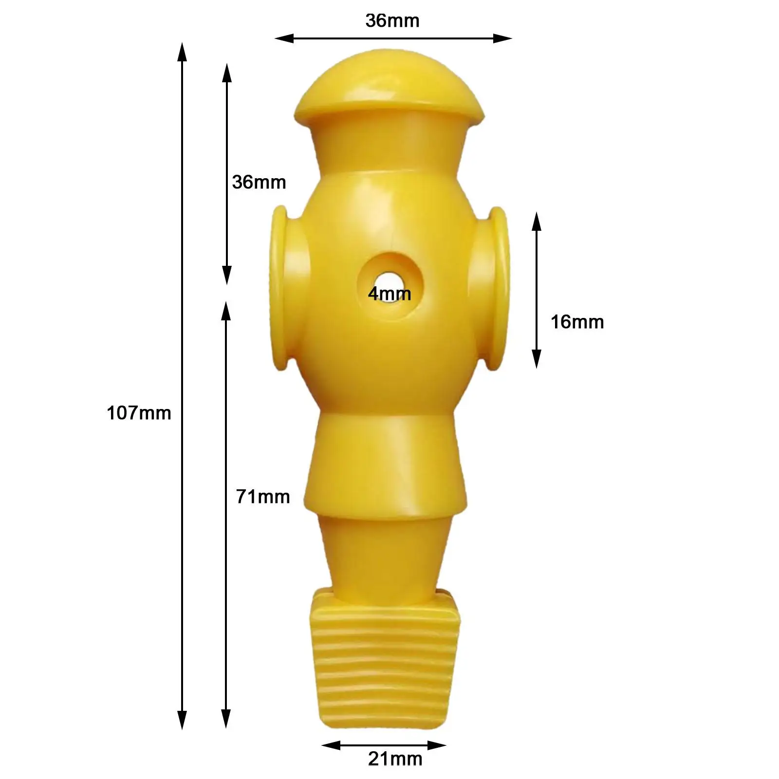 Football Machine Men Replacement Part Lightweight Sculpture Foosball Guys