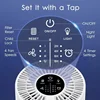 2 Packs MOOKA  Air Purifiers for Home Bedroom Up to 300Ft²  H13 True HEPA Filter Protable  with USB Cable 4