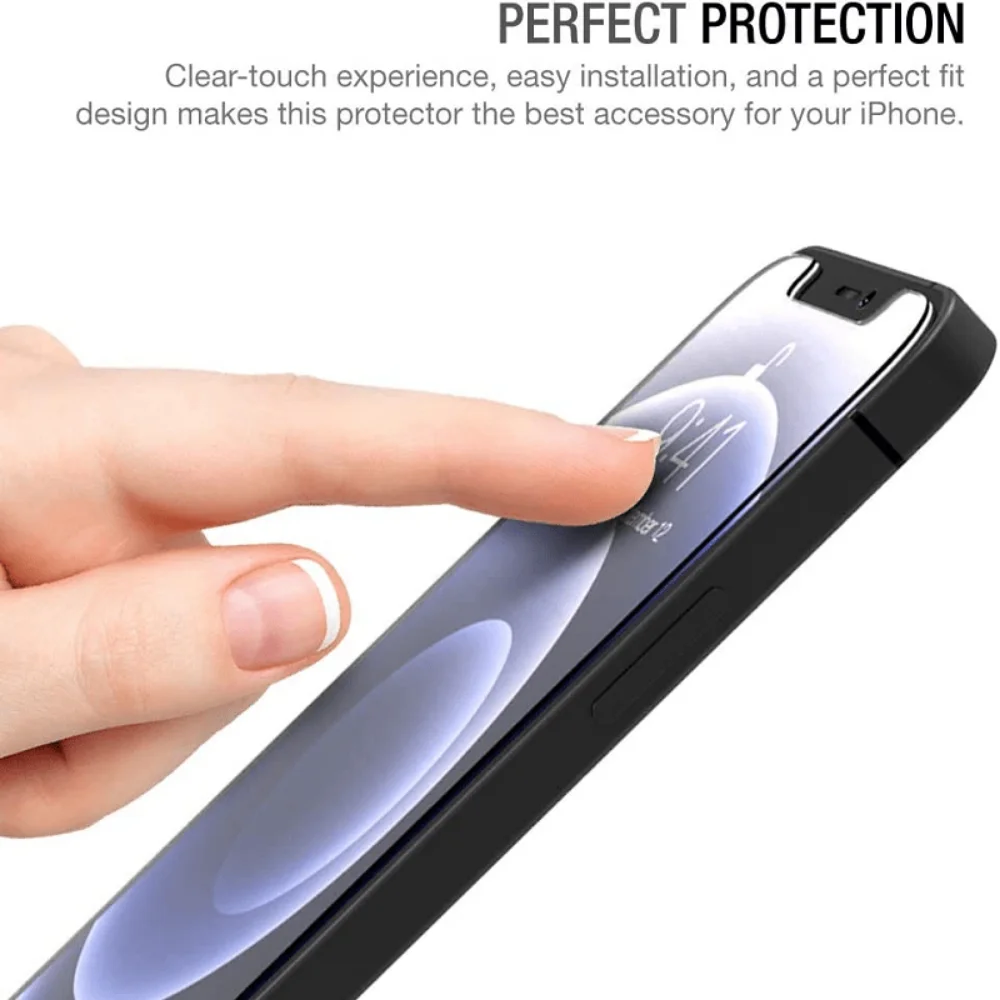 3PCS Tempered Glass For iphone 11 12 13 14 Pro Max Screen Protector For iphone 7 8 Plus X XR XS Max Glass — view 5