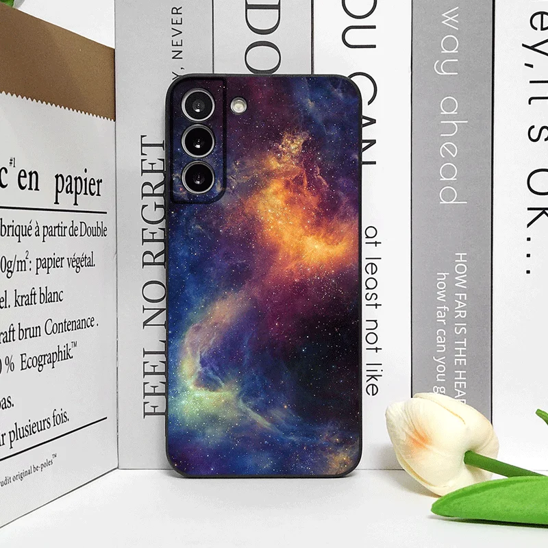 Galaxy Pattern Phone Case - Mysterious Space Universe Design