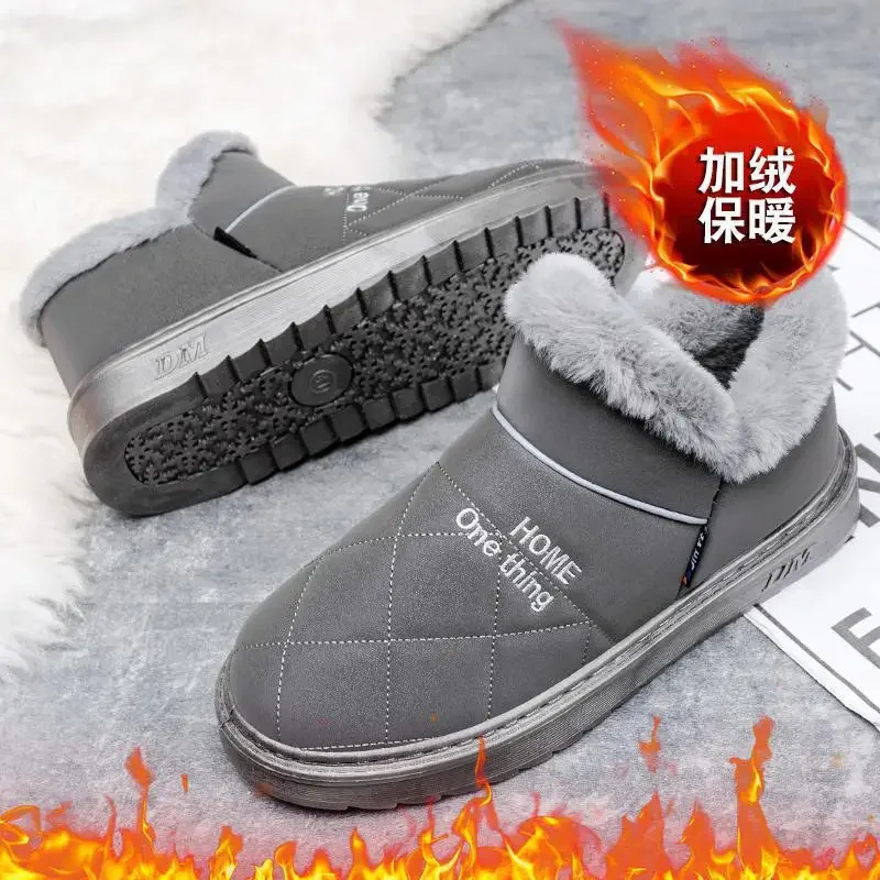 

Мужские рабочие ботинки, зимняя мужская хлопковая обувь на флисовой подкладке, уличные зимние ботинки, рабочая обувь, спортивная обувь Dr.