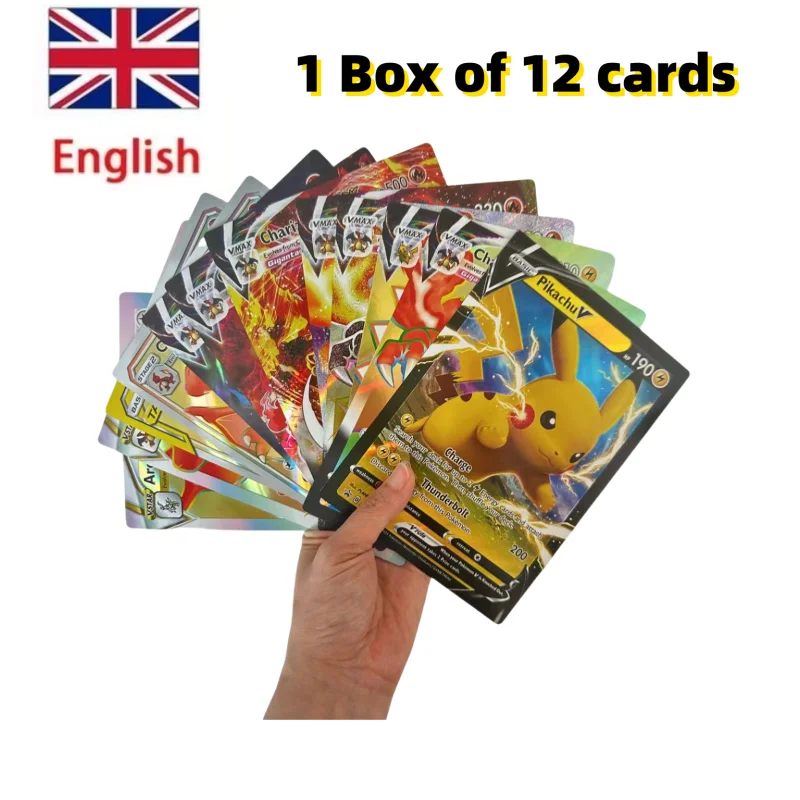 Oversized Pokemon 12Pcs Jumbo Letters Card Vmax Vstar GX