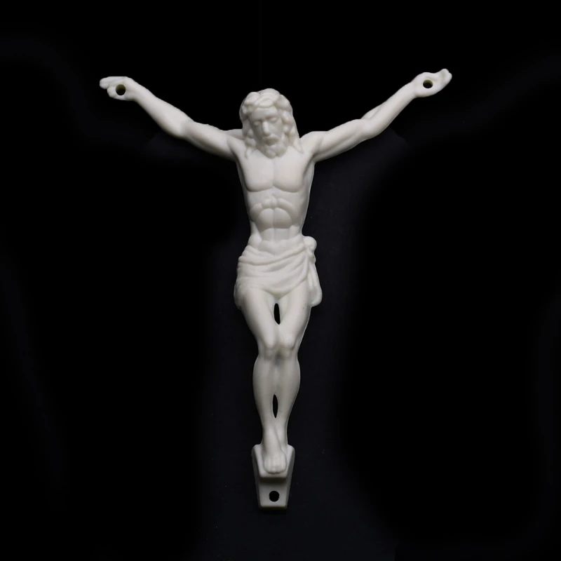 Jesus Cross Figurine Pendant Decorative Hanging Charm Ornaments Supplies Indoor Outdoor Garden Yard Housewarmings christ pendant,jesus crucifix sculpture