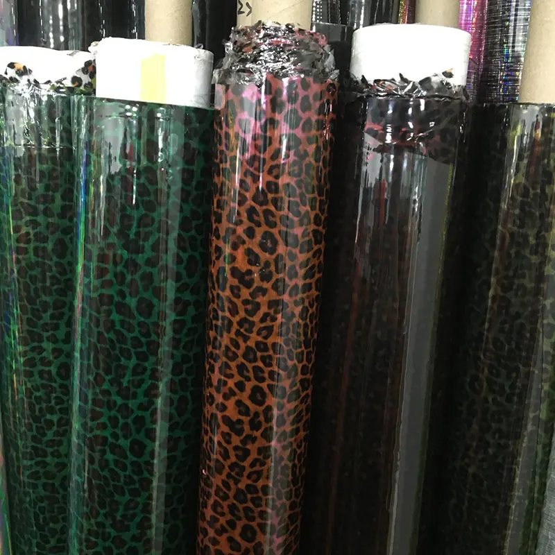 

Faux Leather PVC Vinyl Fabric Handbags Bags Fabrics for Crafts DIY Craft Supplies Leopard Synthetic Apparel Sewing Arts 46*135CM