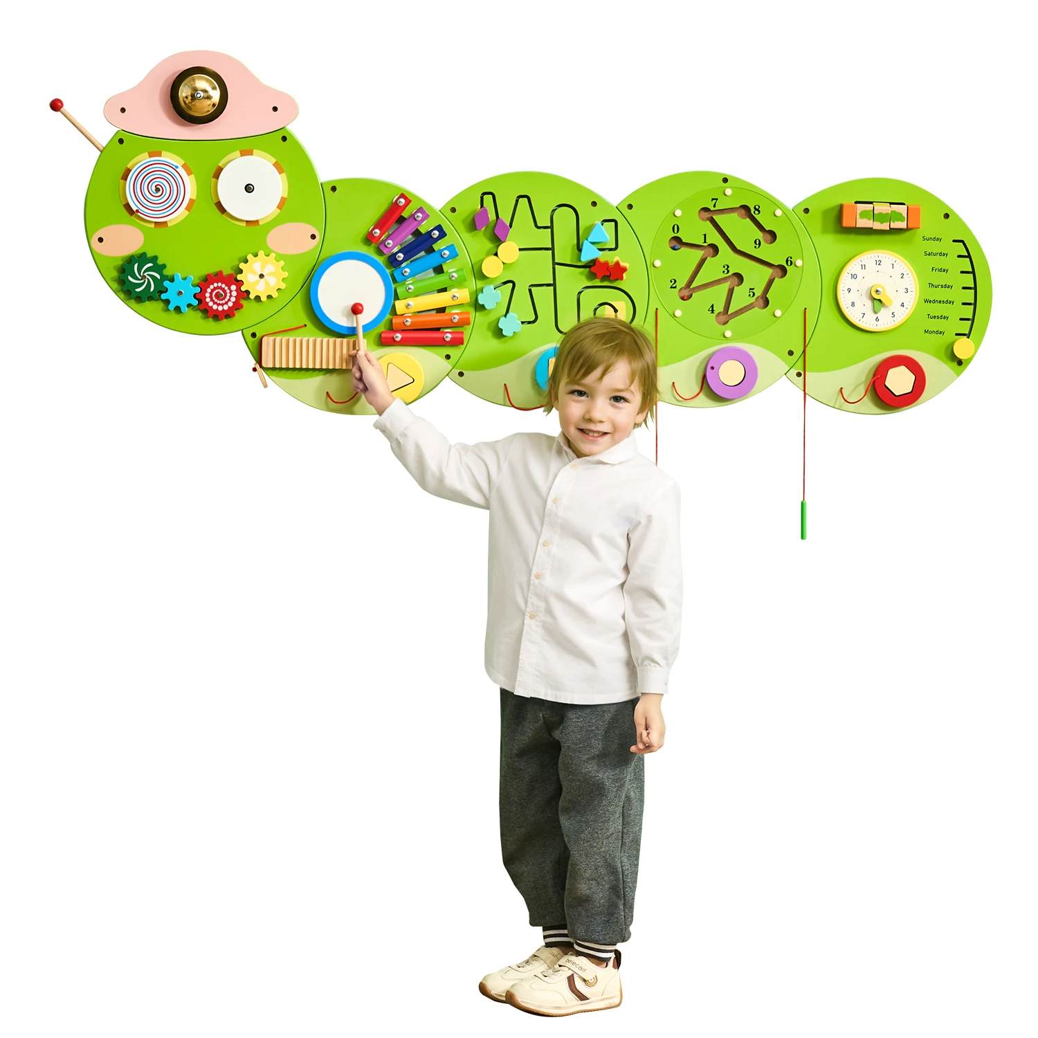 Montessori Sensory Learning Center Wall Busy Board for Kids