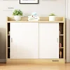 Modern Apartment Kitchen Cabinets Indoor Balcony Side Cabinet Simple Restaurant Storage Locker Living Room Cupboard with Door M 2